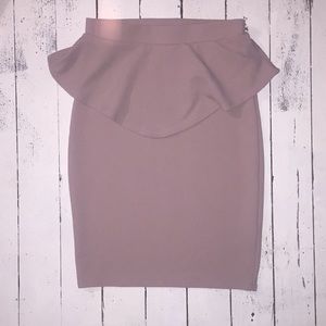Peplum skirt